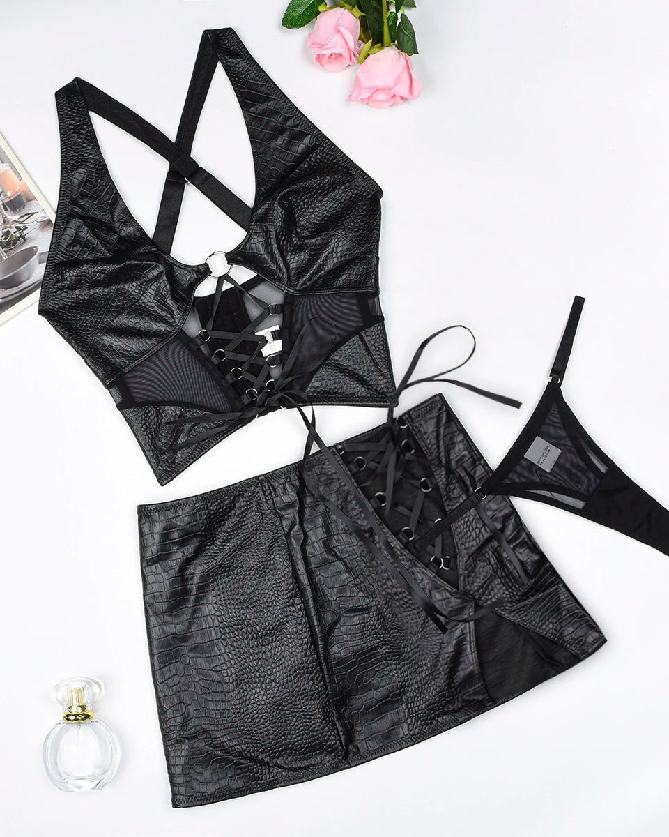 Ensemble mini jupe sexy