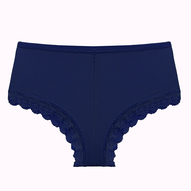 Shorty femme en dentelle, sous-vêtement bleu