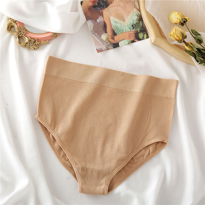 Culotte ventre plat unie couleur beige