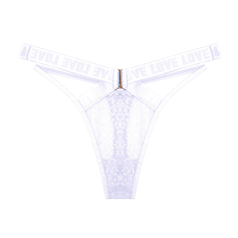 string blanc sexy et transparent