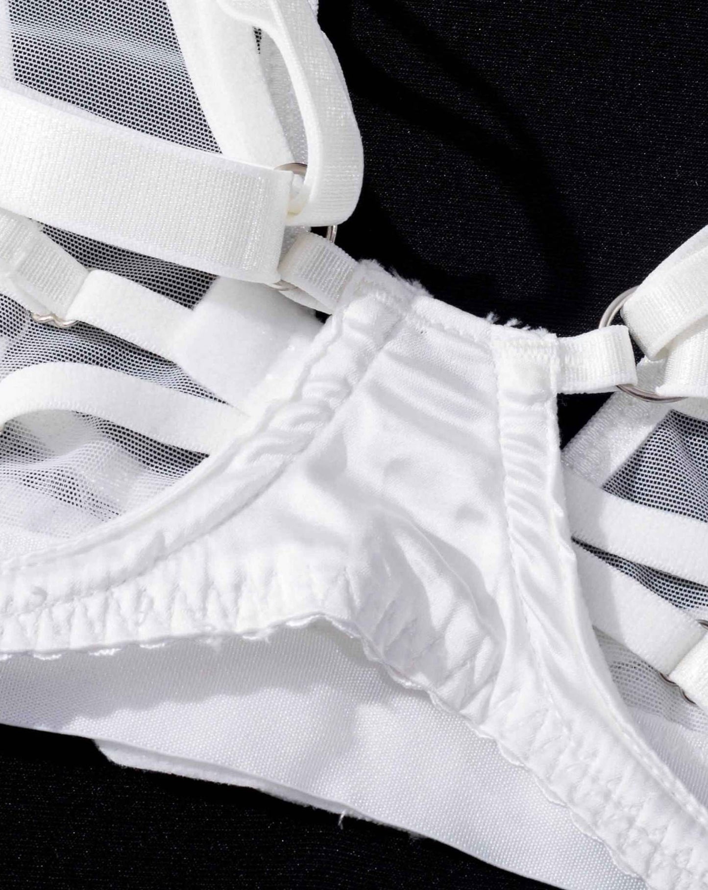 Conjunto de lencería Cheeky transparente