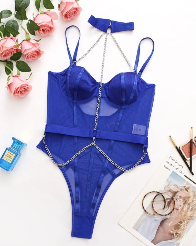 Body bleu transparent