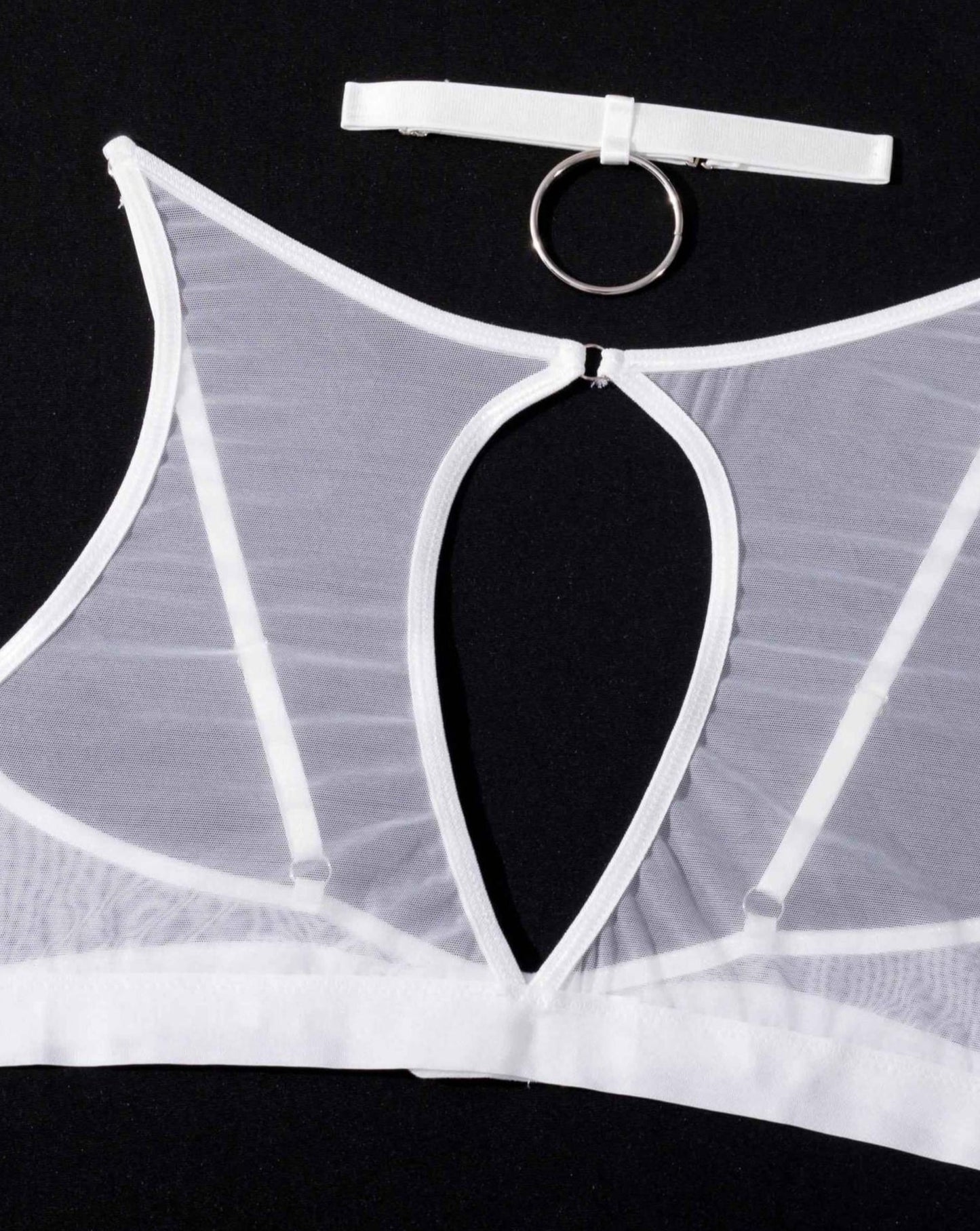 Conjunto de lencería Cheeky transparente