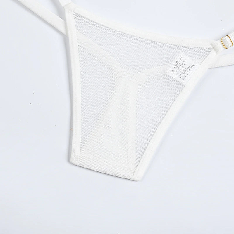 string blanc transparent