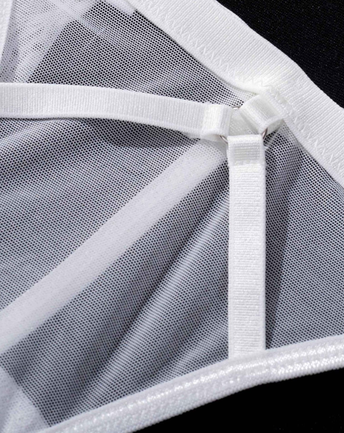 Conjunto de lencería Cheeky transparente