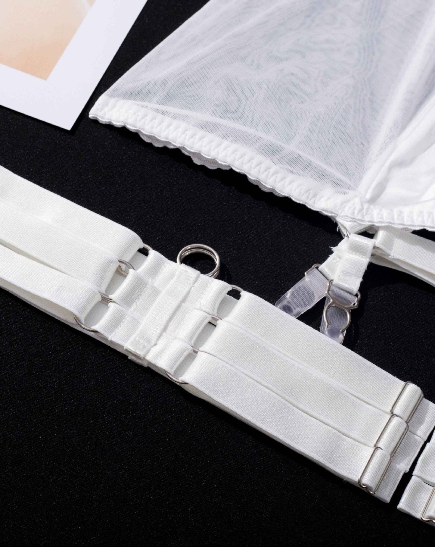 Conjunto de lencería Cheeky transparente