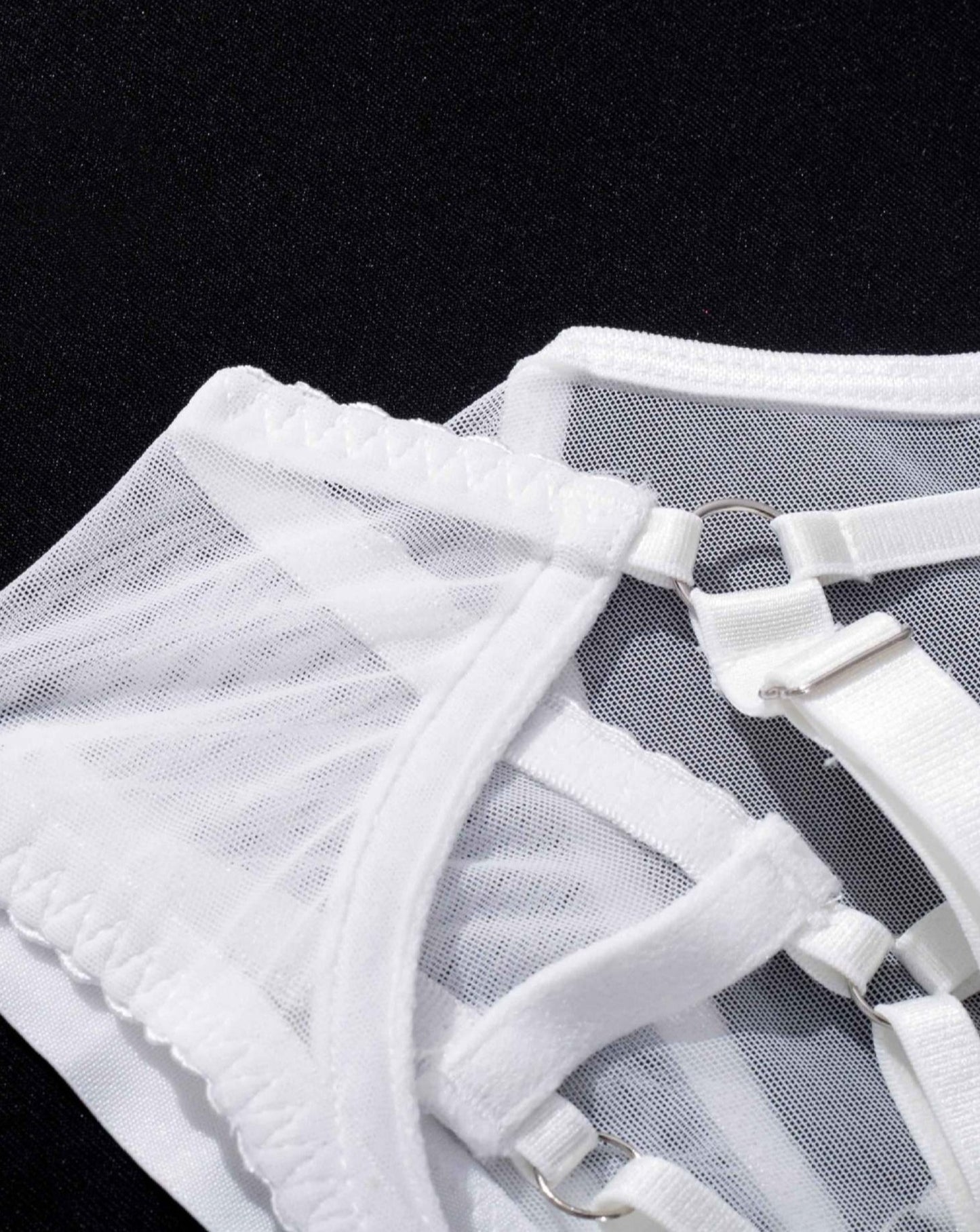 Conjunto de lencería Cheeky transparente