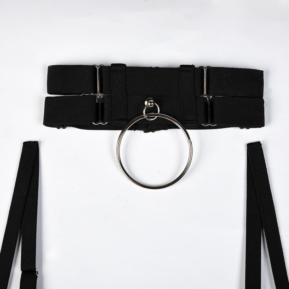 Juego de bondage de correas y anillos