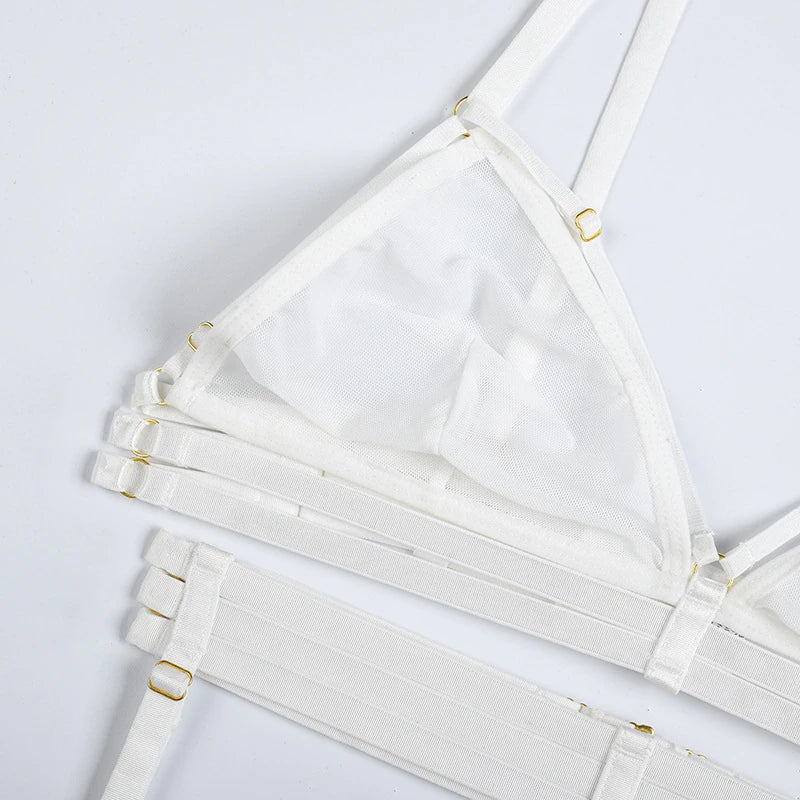 bonnet blanc d'un soutien-gorge sexy
