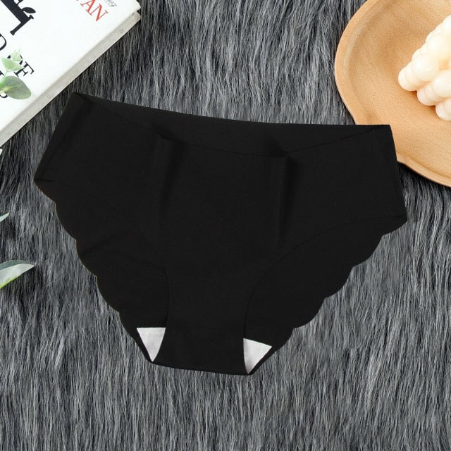 Culotte taille basse invisible noire