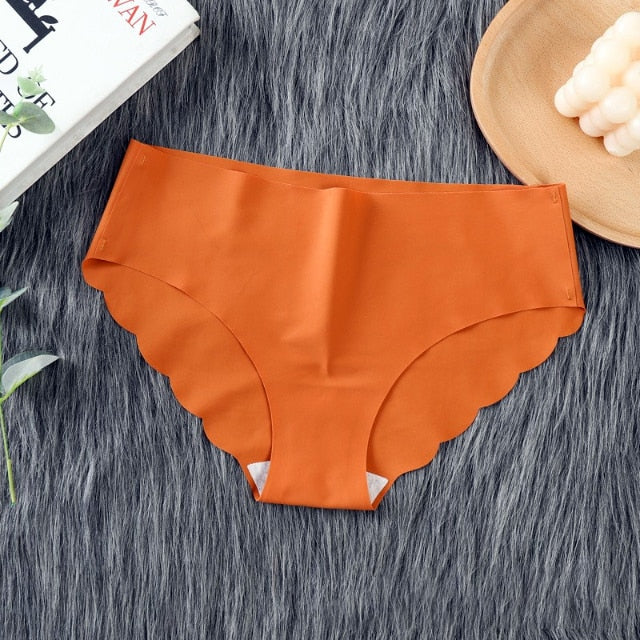 Culotte taille basse invisible orange watsunder