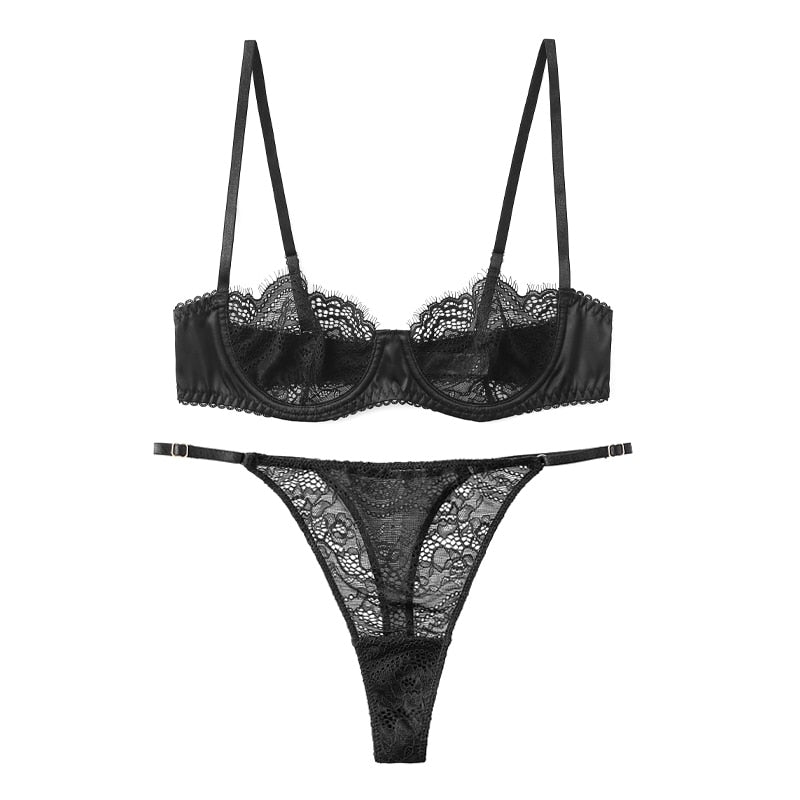 Ensemble lingerie érotique noir