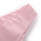 Tissu rose d'une culotte en coton pour femme