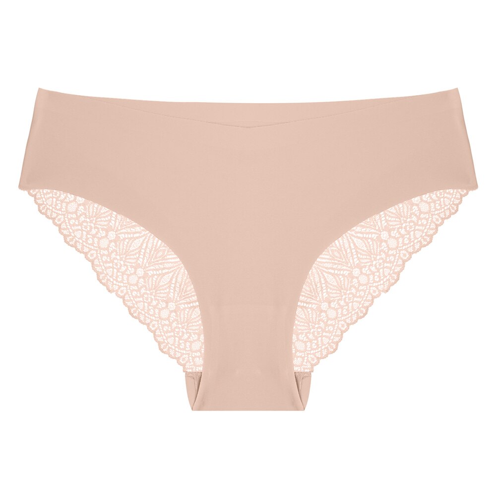 Slip beige sans couture pour femme