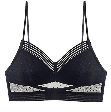 Soutien-gorge noir dos nu