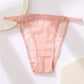 Petite culotte rose transparente pour femme