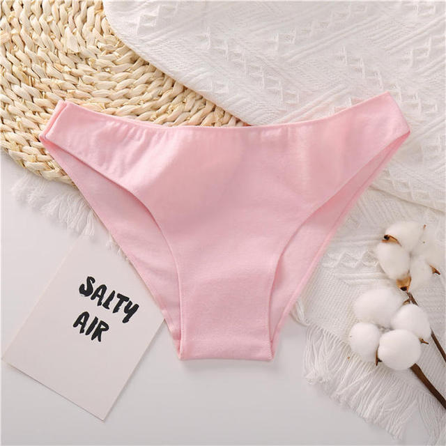 Culotte taille basse confort et mignonne rose