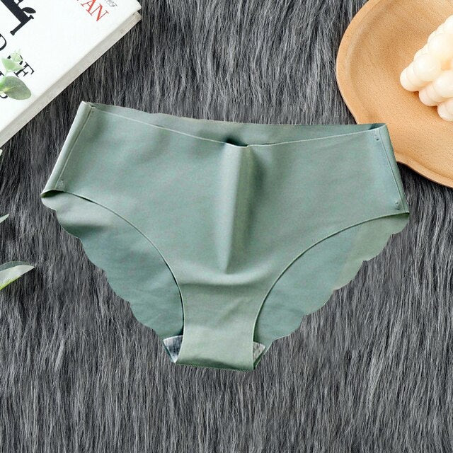 Culotte taille basse invisible verte watsunder