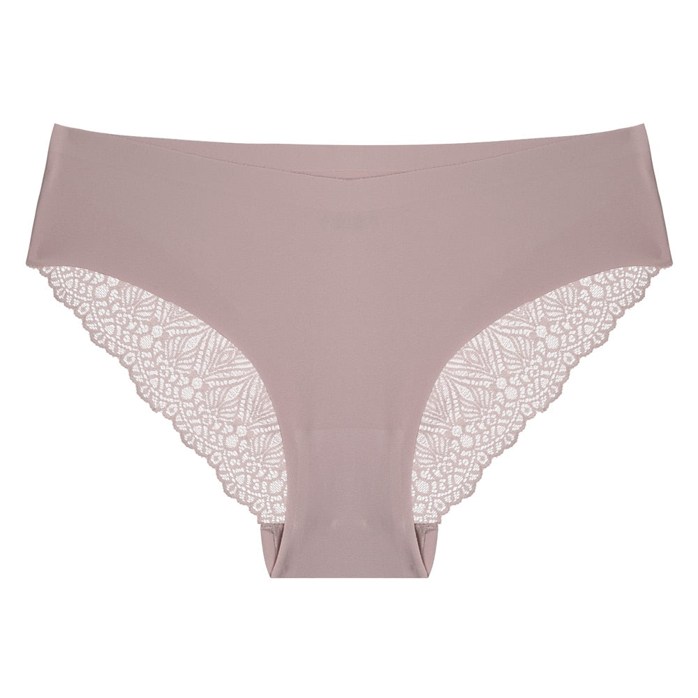 Slip mauve sans couture pour femme