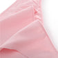 Tissu d'une petite culotte taille basse rose
