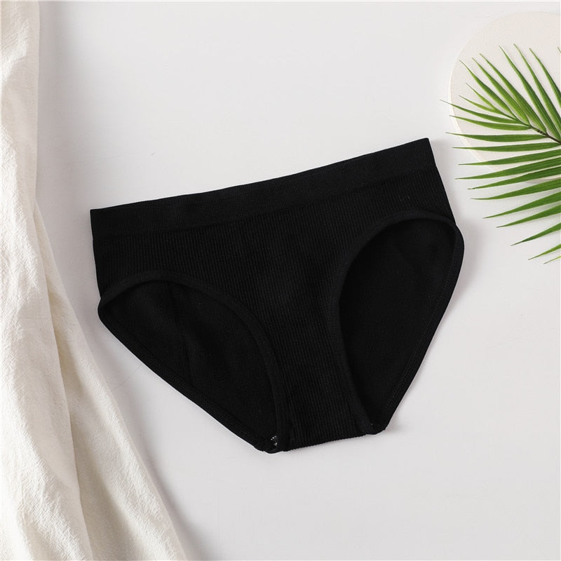 Culotte confort noire en coton