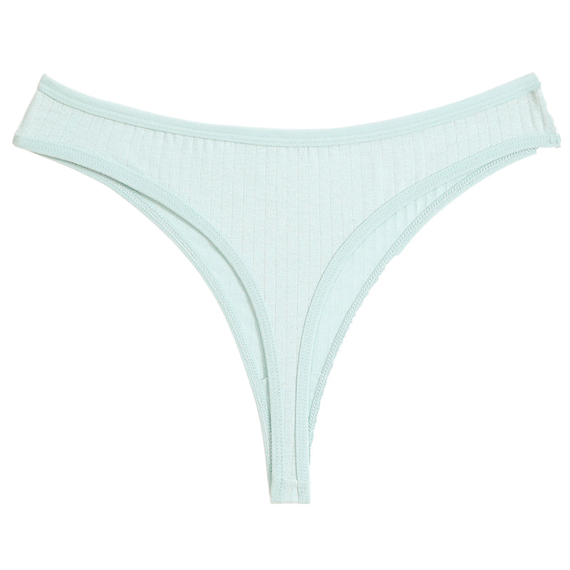 String en coton bleu clair pour femme