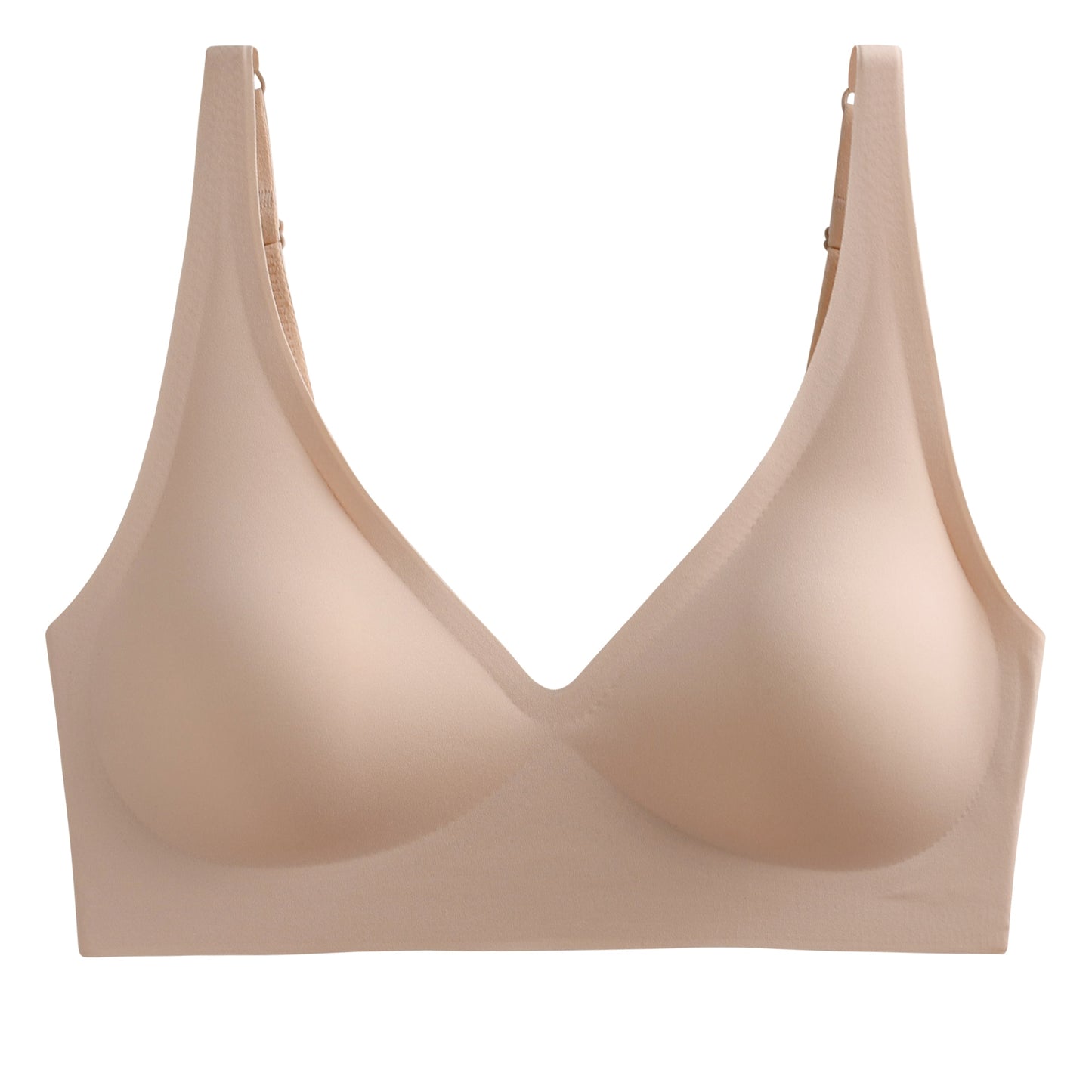 Bralette invisible sans armature rembourré beige