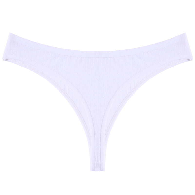 String blanc en coton pour femme watsunder