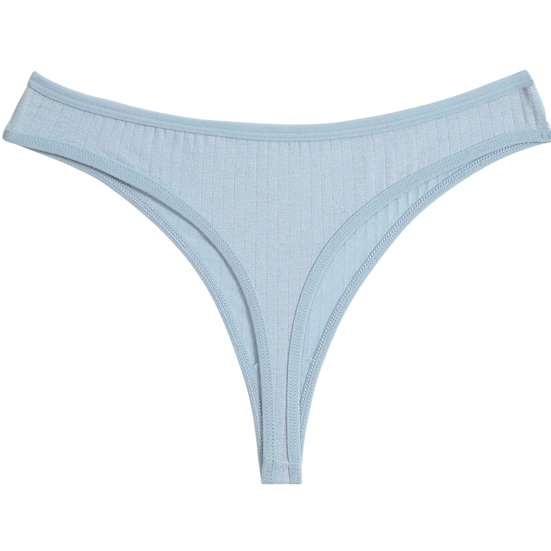 String en coton bleu clair pour femme