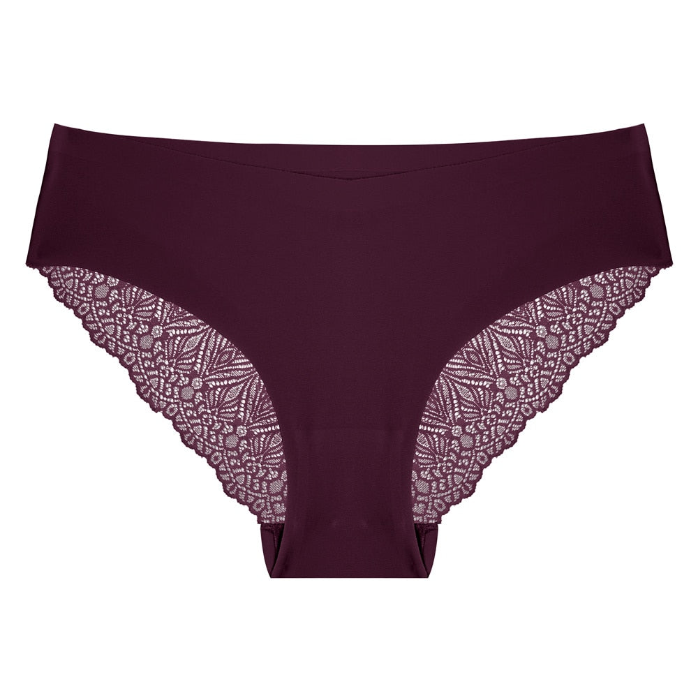 Slip violet sans couture pour femme