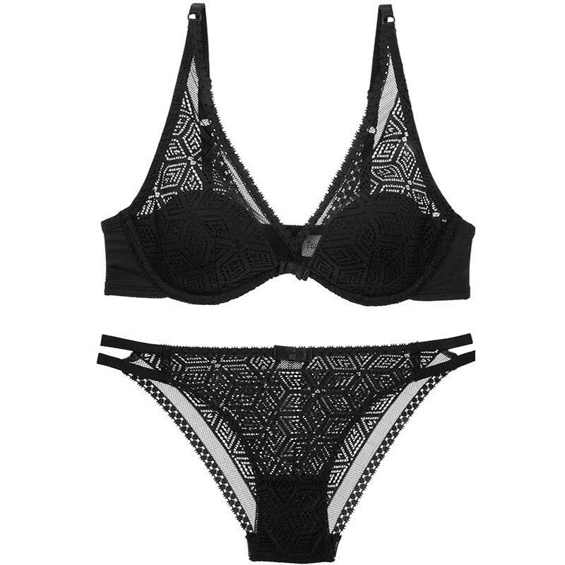 Duo de lingerie chic en dentelle noire