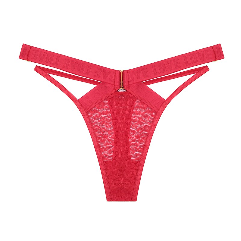 string rouge pour femme