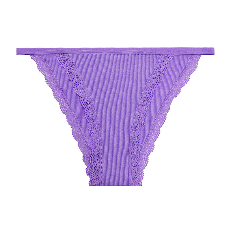 Culotte en coton violet pour femme