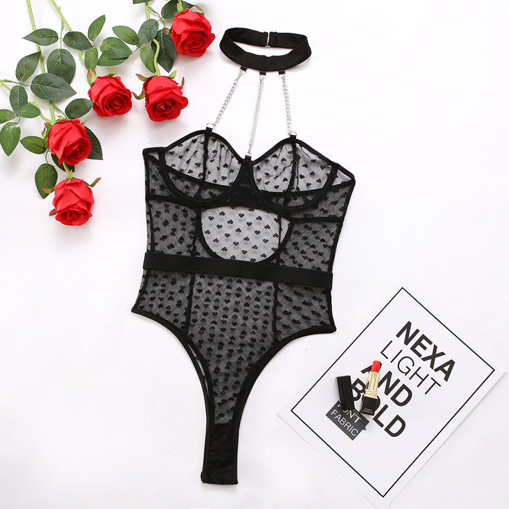 Body sexy noir transparent