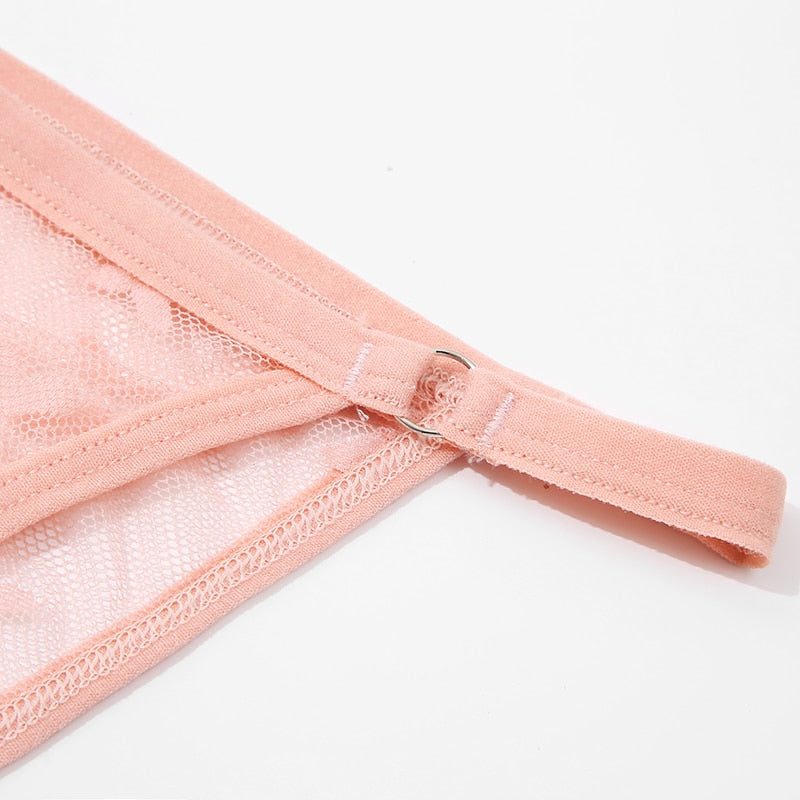 Slip brésilien rose femme